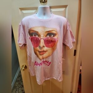 Vintage Audrey Hepburn 100% Cotton Print Screen T Shirt Men's Size XL